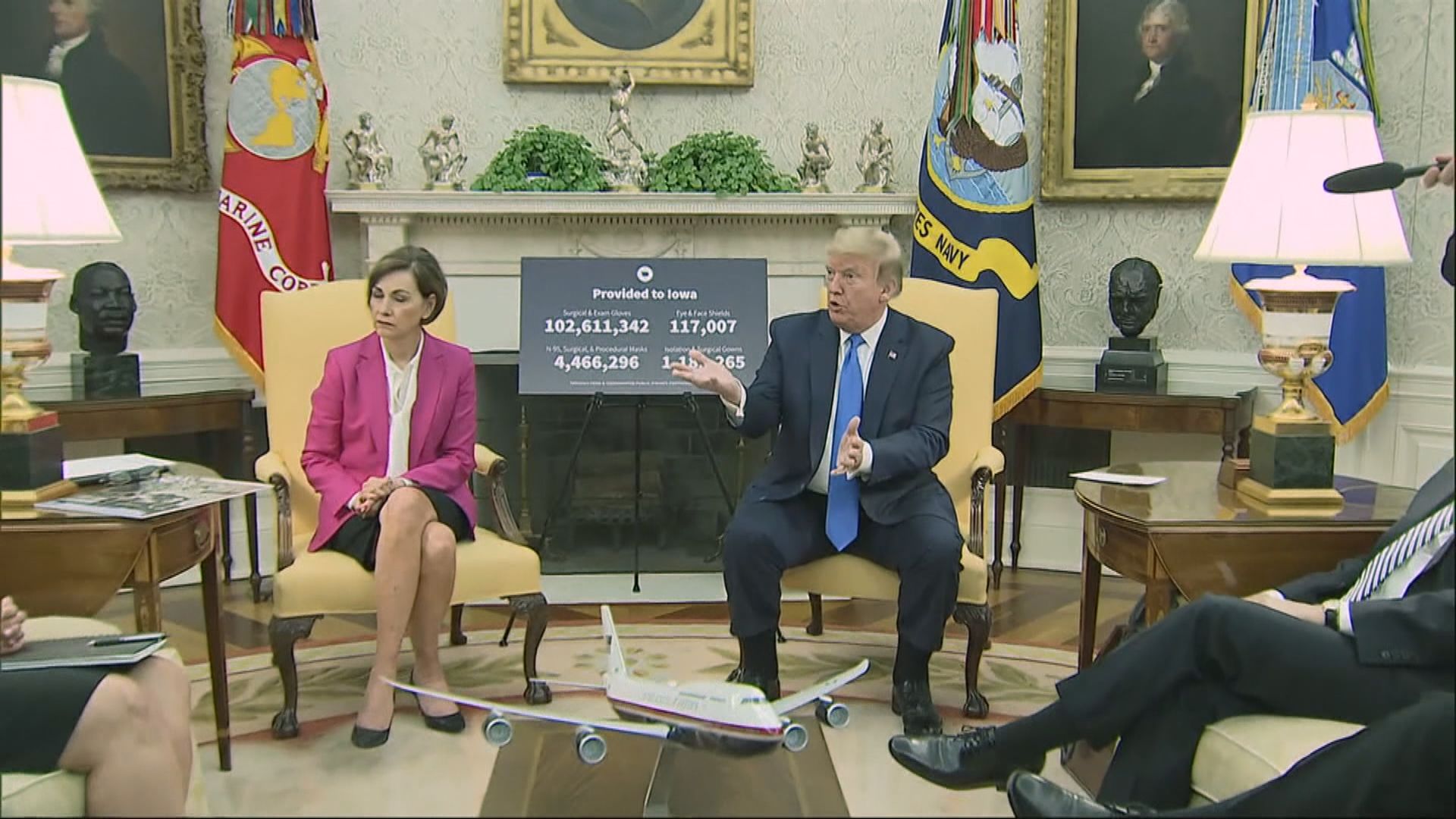 特朗普：或於一兩周後匯報中國履行中美首階段貿協情況