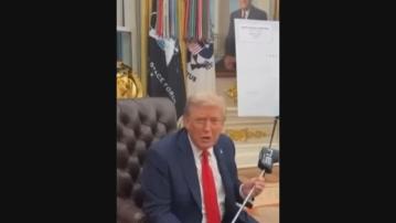 澤連斯基向特朗普贈送受傷烏士兵高爾夫球桿