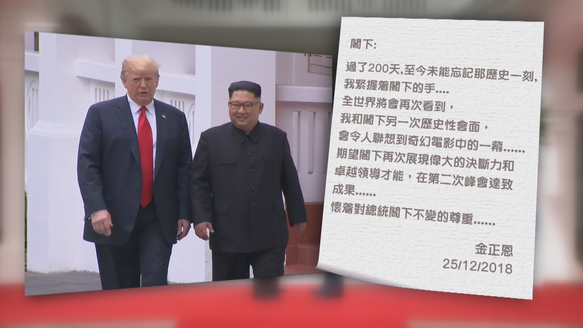 美資深記者新書披露特朗普及金正恩「情信」