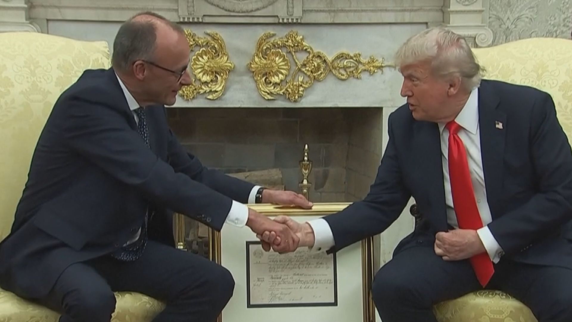 德國總理默茨訪美與特朗普會談　觸及俄烏戰事及關稅問題