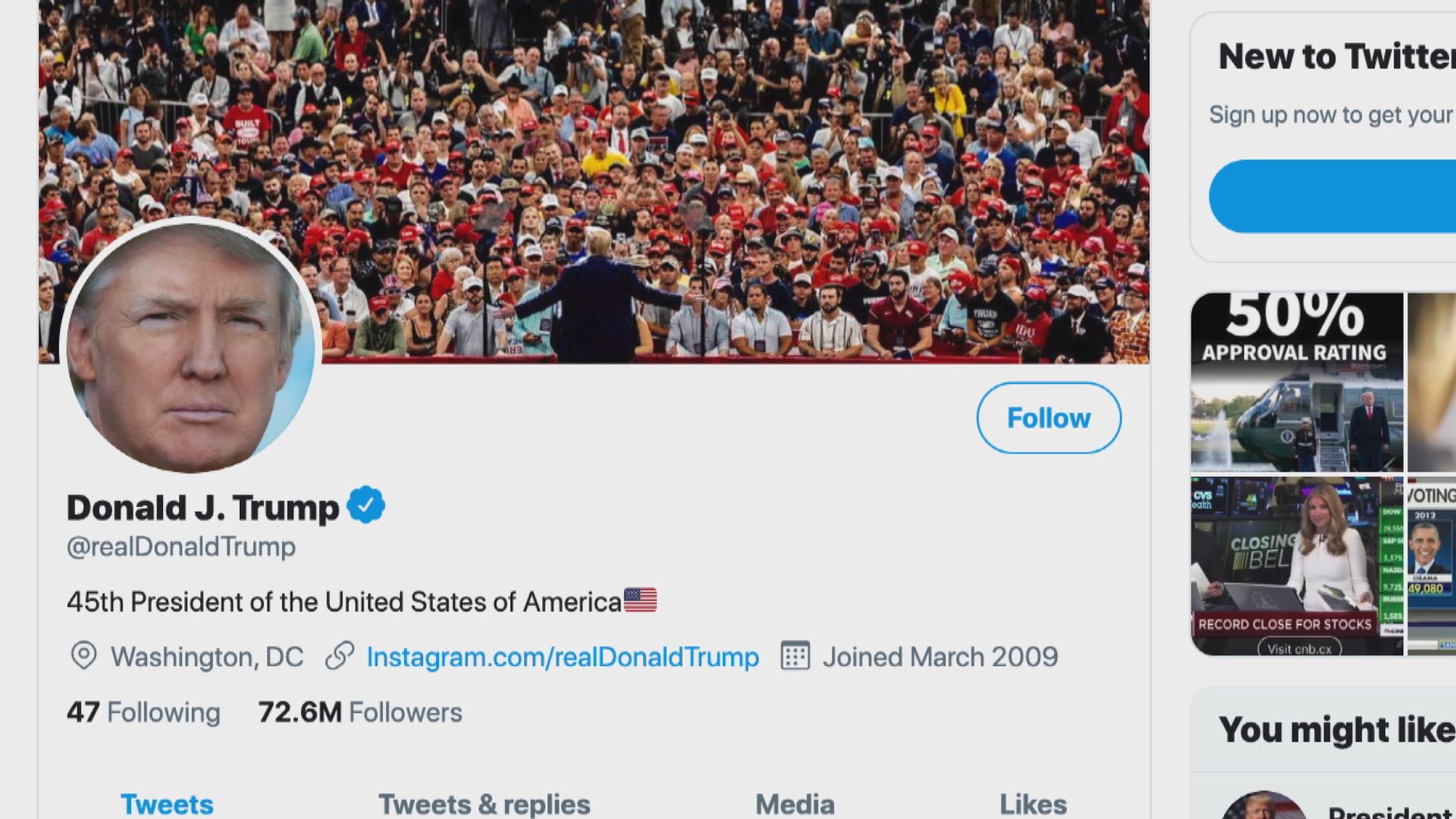 特朗普﹕不能以國家安全為藉口阻礙外國購買美國貨