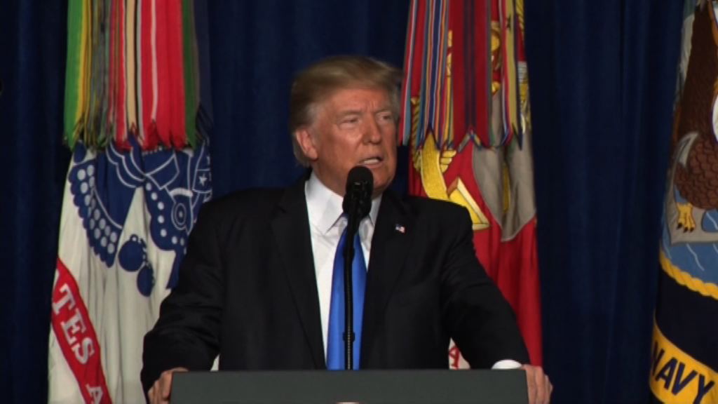 特朗普指阿富汗新策略將因應局勢而定