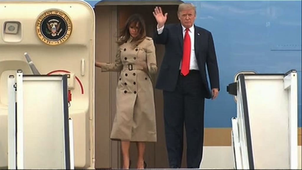 特朗普抵比利時出席北約峰會