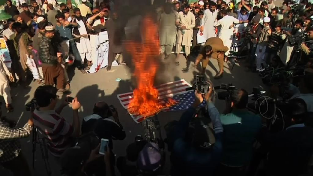 巴基斯坦多處有反美示威