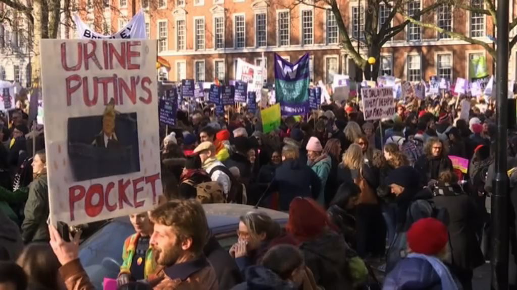 特朗普就職後女權示威浪潮捲全美