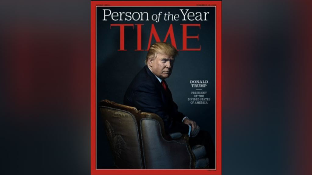 特朗普稱婉拒成為《時代》風雲人物