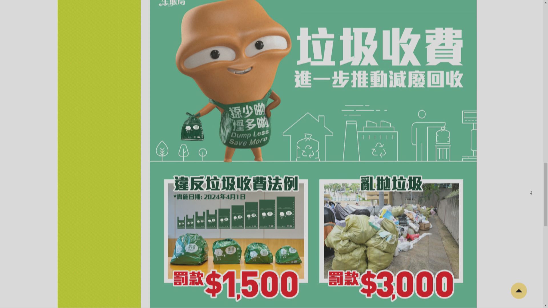 謝展寰：亂拋垃圾及沒用指定膠袋 兩罪不會重疊