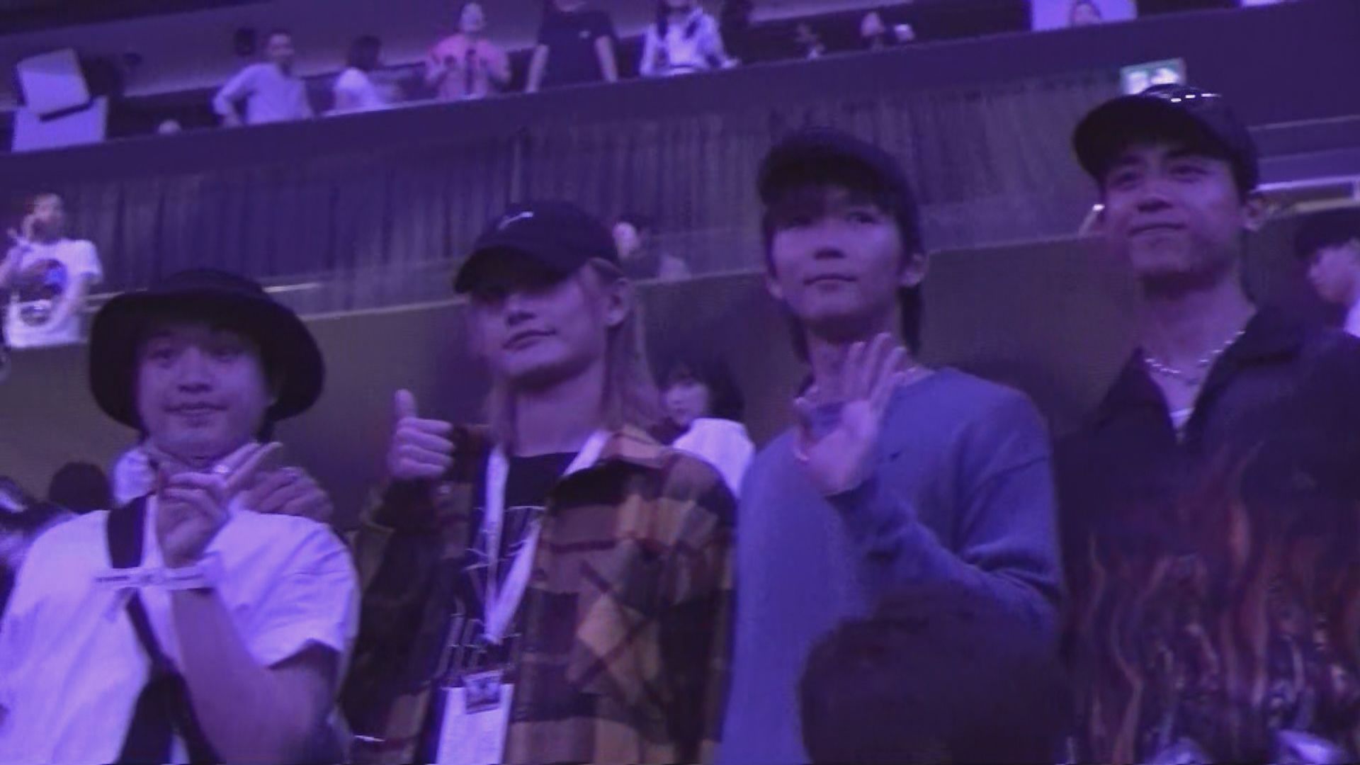 謝霆鋒演唱會｜MIRROR成員到場觀賞