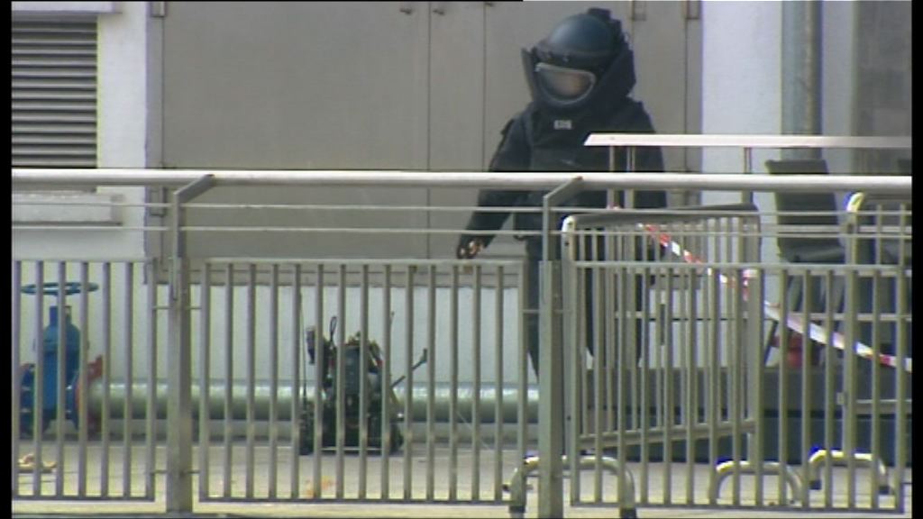 海運大廈現可疑物品　警列炸彈恐嚇案處理