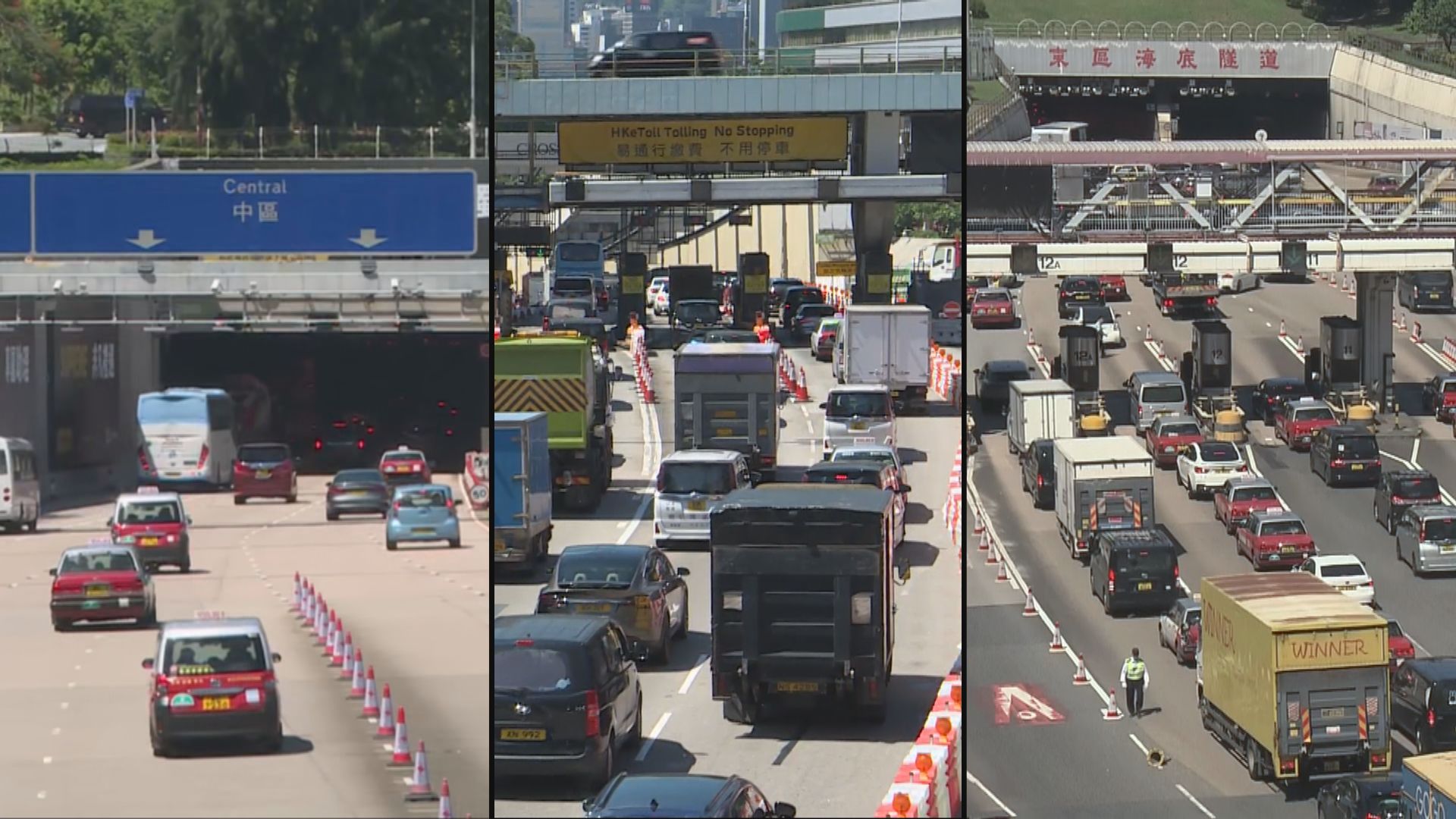 三隧今起實施「633」收費  林世雄稱的士過西隧比以往多一半