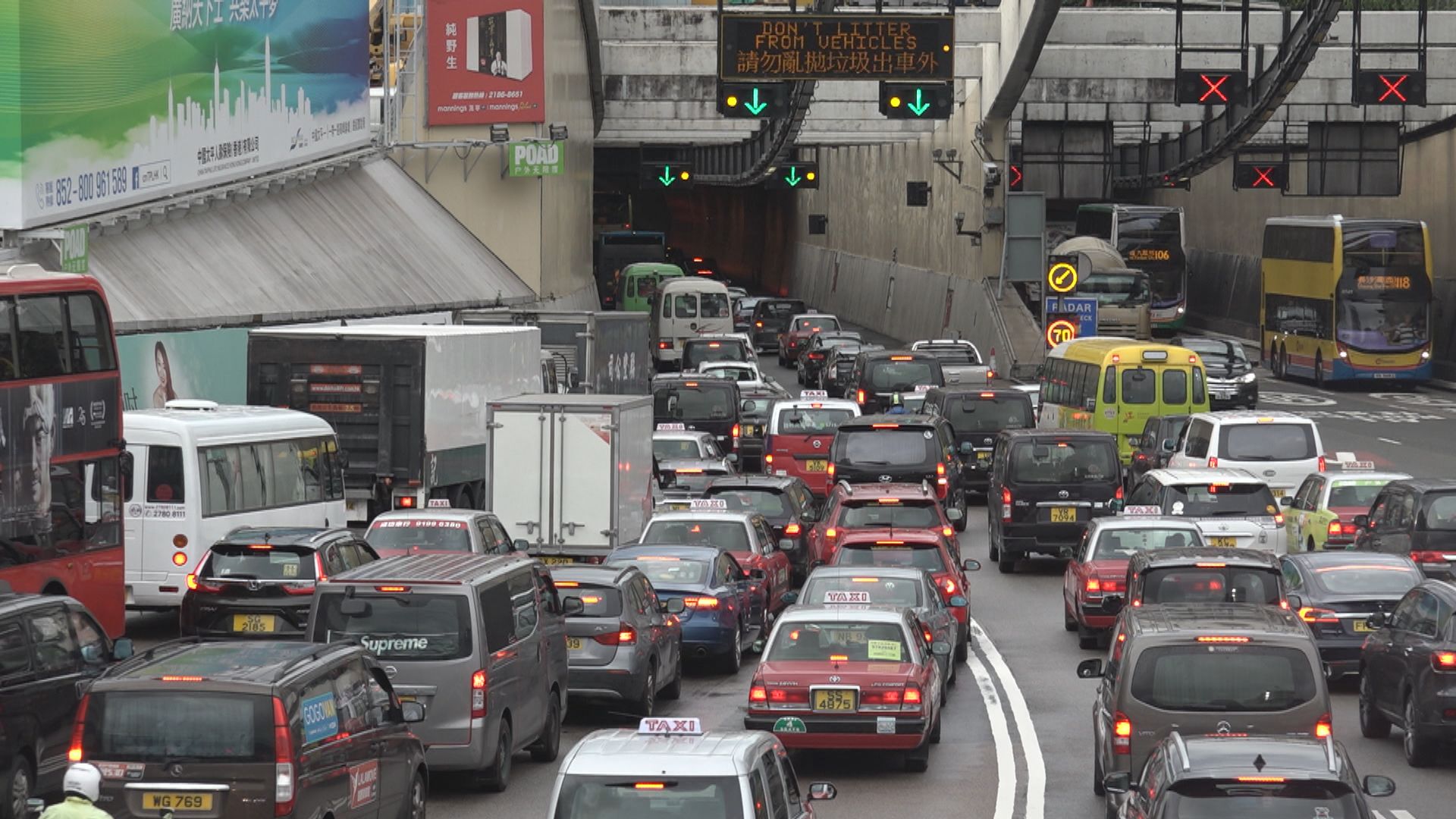 三隧年底分時段收費　駕駛者料未能解決塞車問題