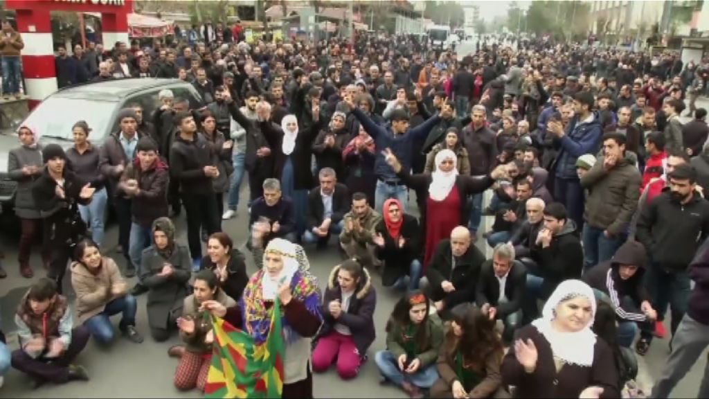 土耳其東南部再有庫爾德人示威