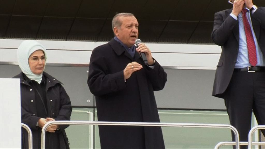 土耳其總統埃爾多安批外國勢力圖阻修憲