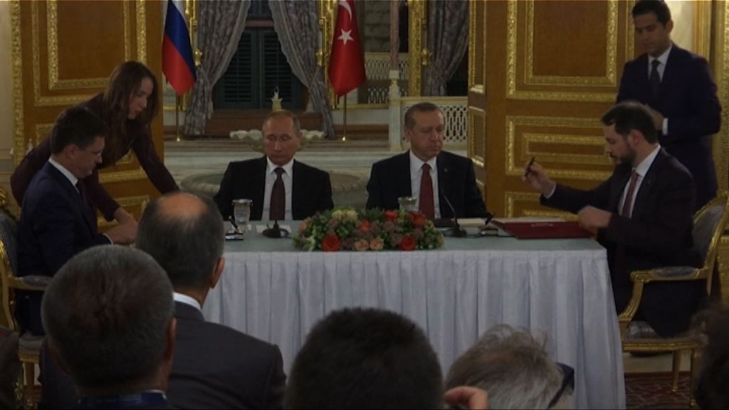 普京訪土耳其落實天然氣管道項目