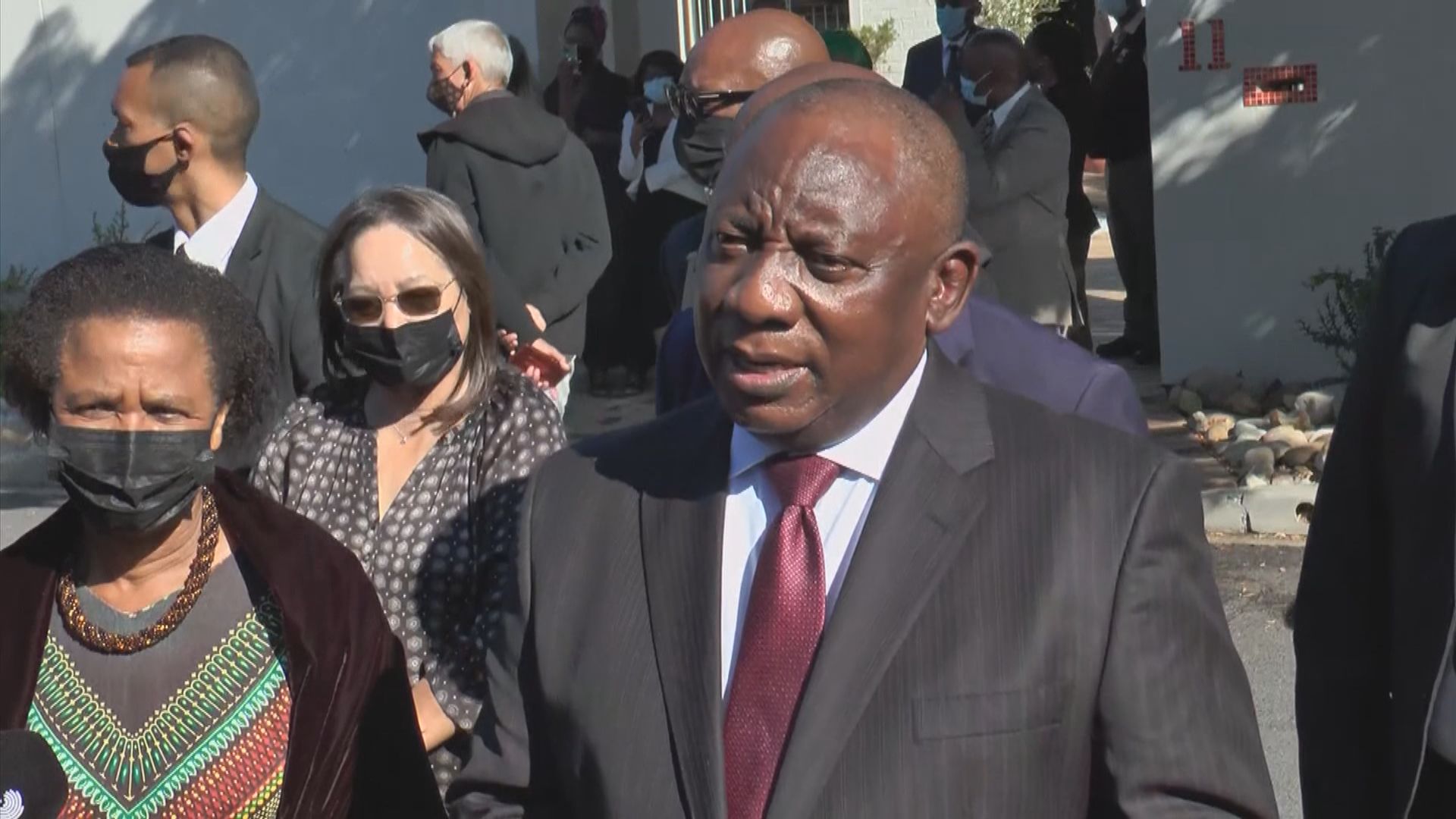 南非總統慰問圖圖家屬