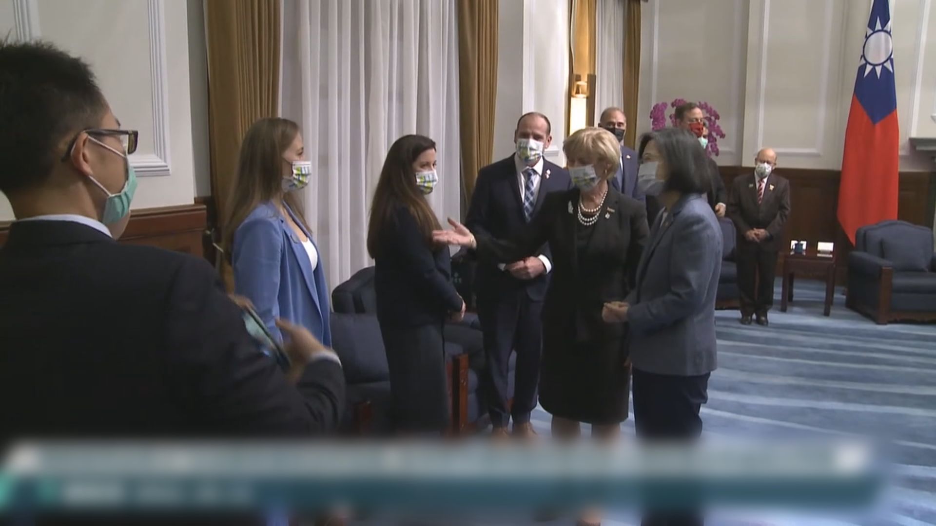 蔡英文接見到訪加拿大國會議員訪問團