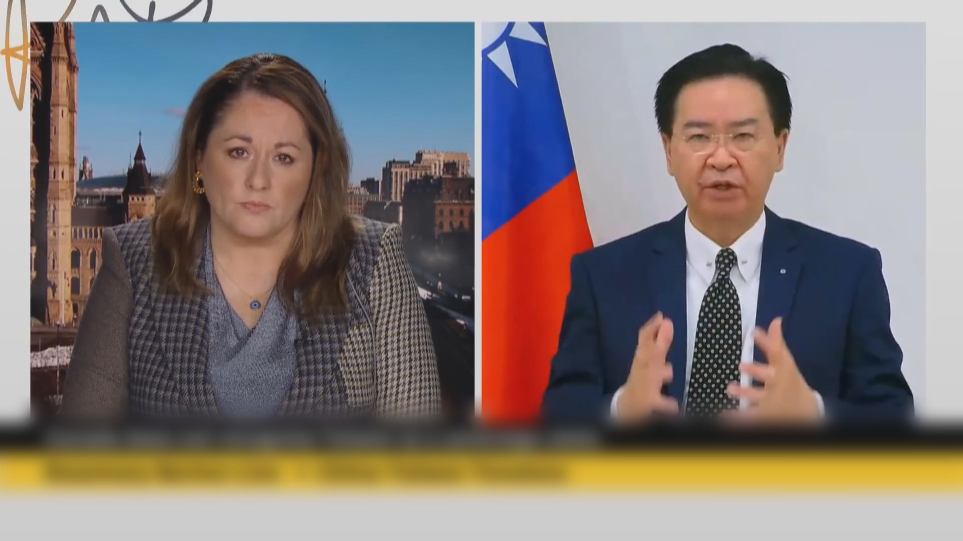 吳釗燮警告大陸一旦攻台將深受戰爭禍害