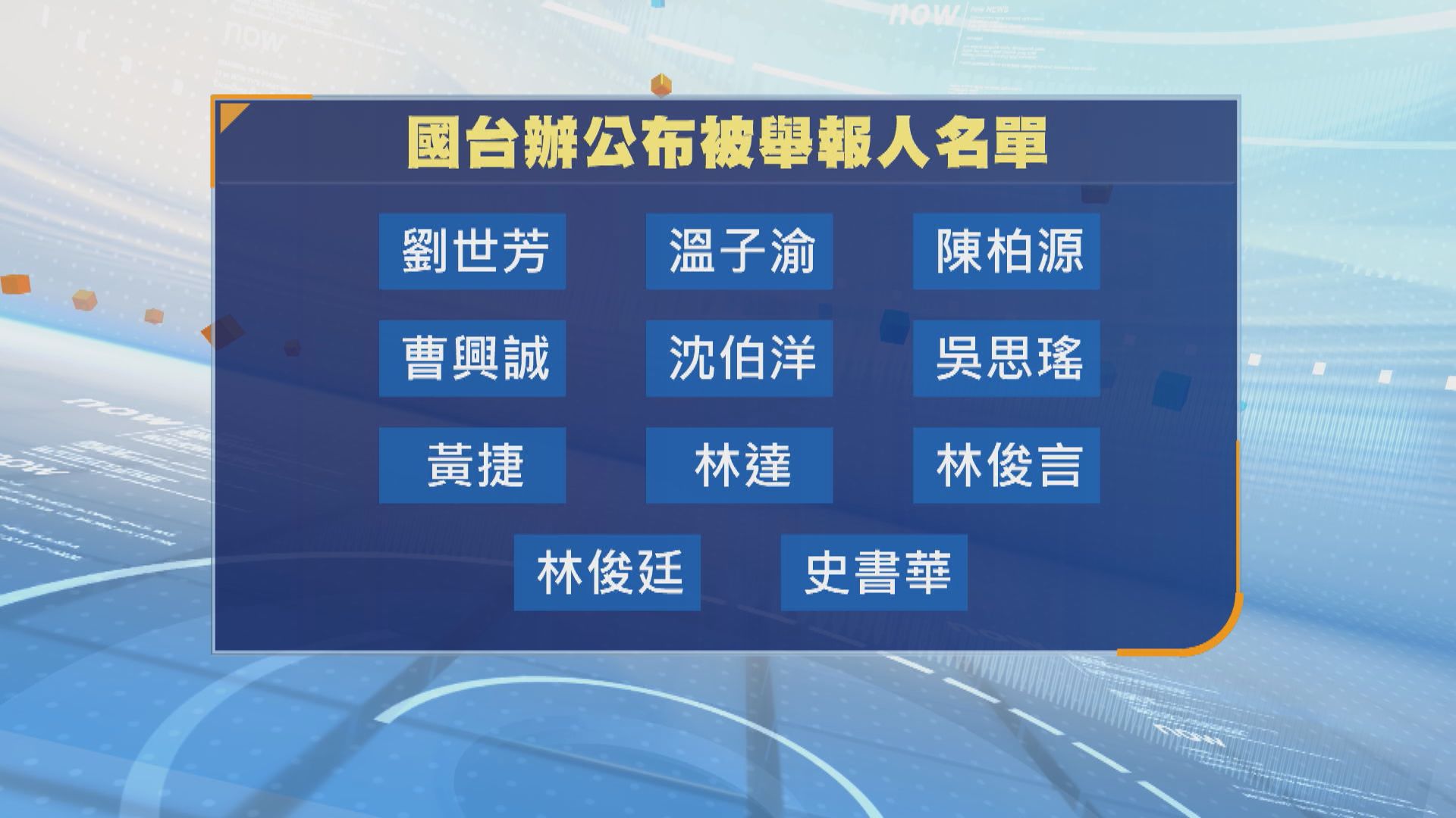 國台辦設專欄首日接逾300宗「台獨幫兇」舉報　劉世芳網紅八炯榜上有名