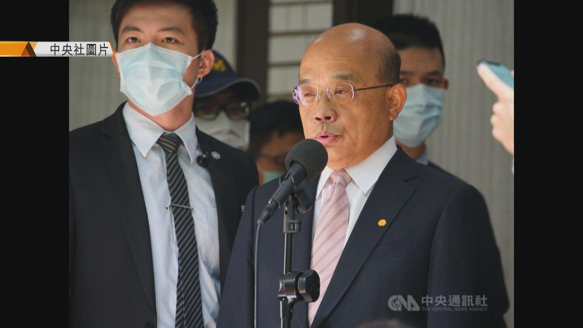 蘇貞昌：台灣看到香港的變化更應警惕