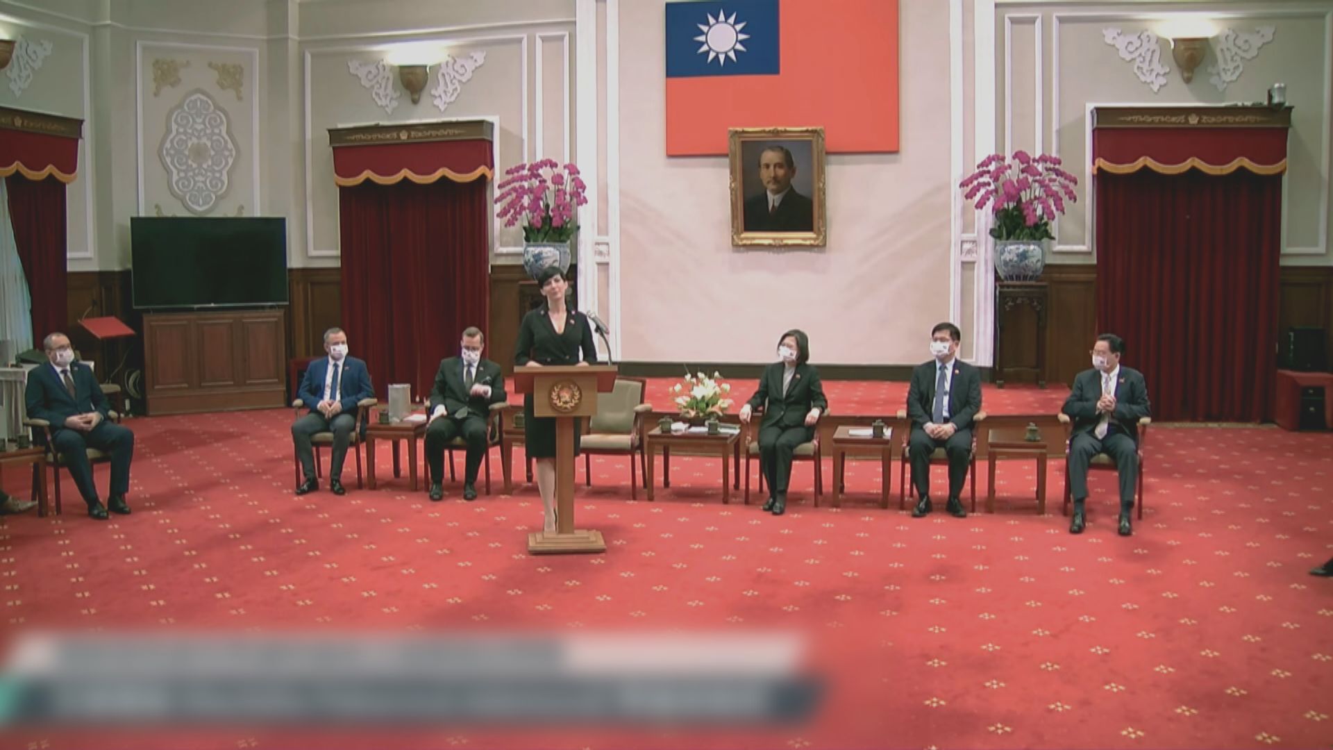 捷克眾議院議長訪台晤蔡英文
