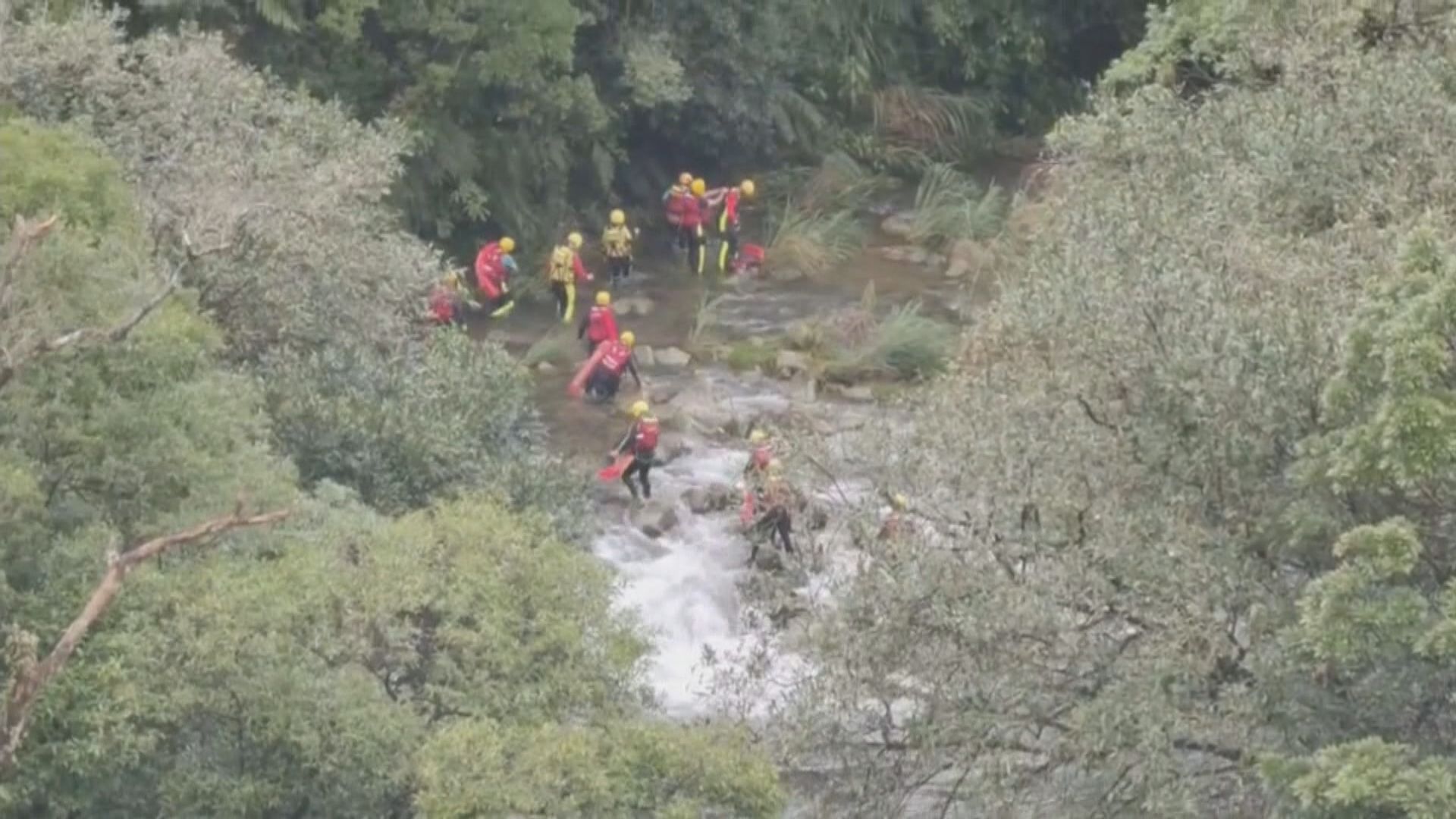 台灣救援人員擴大搜索虎豹潭兩名失蹤兒童