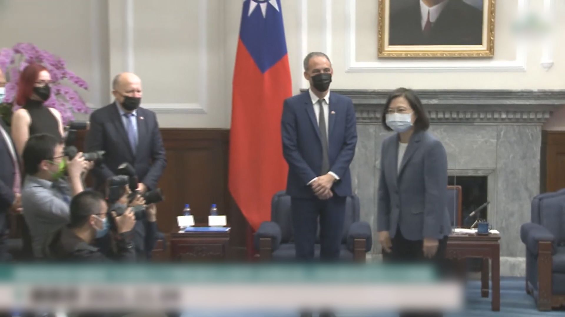 蔡英文接見歐洲議會代表團