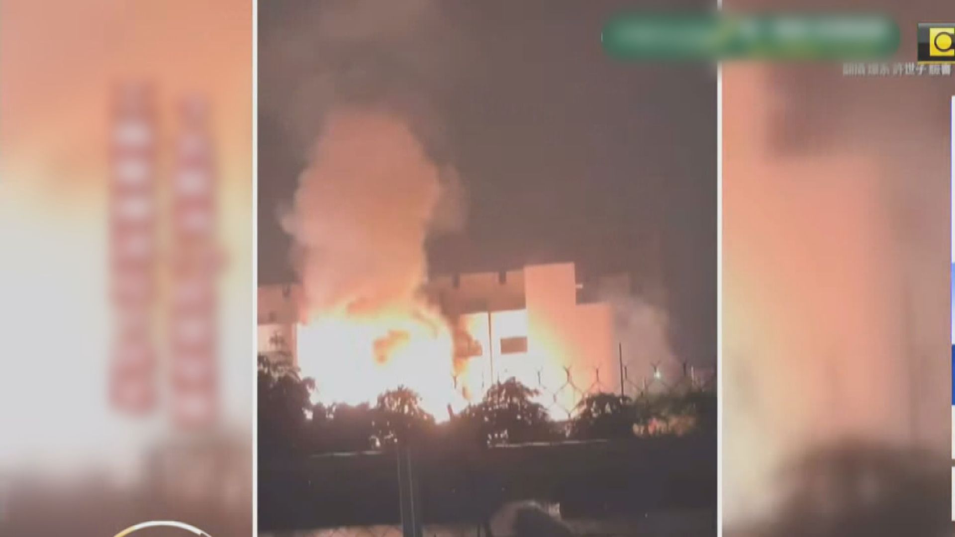 台南市安南區爆炸　造成3名消防員和11名民眾受傷送院