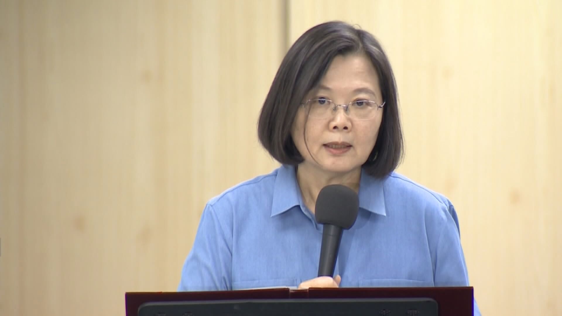 蔡英文：港區國安法通過證一國兩制不可行