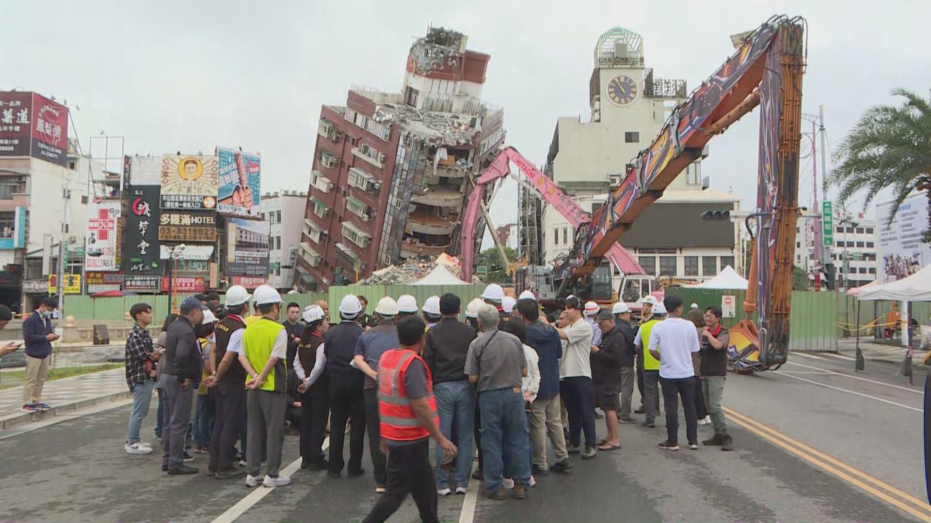 花蓮7.2級地震增至13死 餘震不斷影響危樓清拆