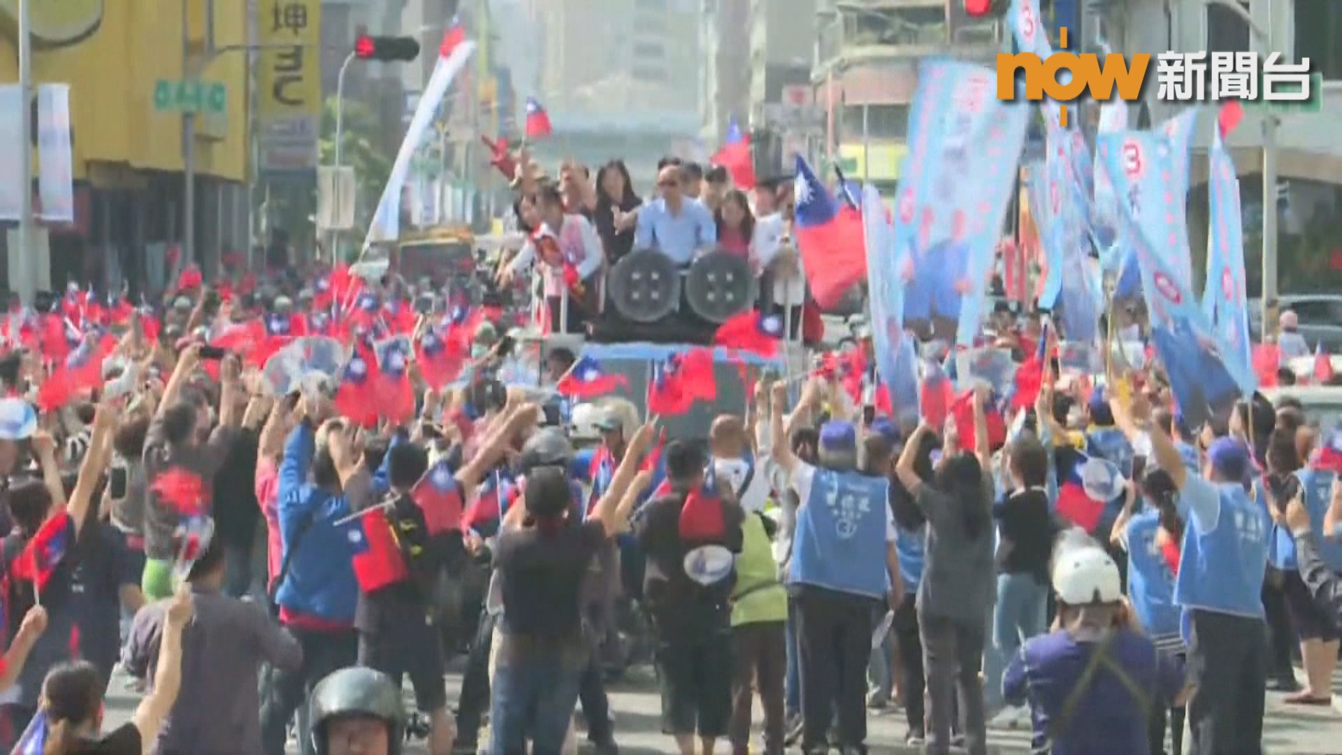 高雄市長候選人作最後衝刺拉票