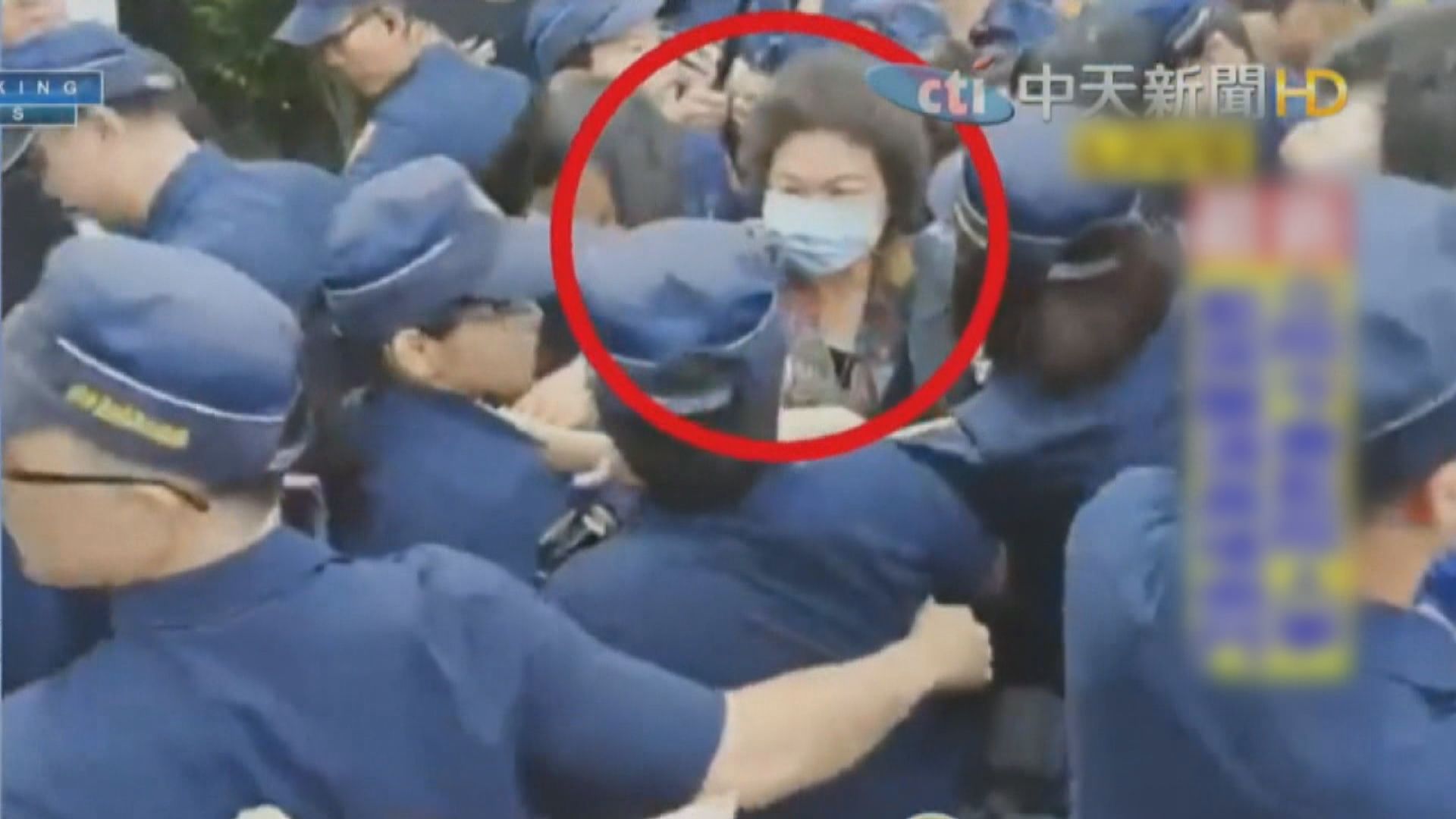 立法院處理監察院人事案　藍綠立委發生衝突