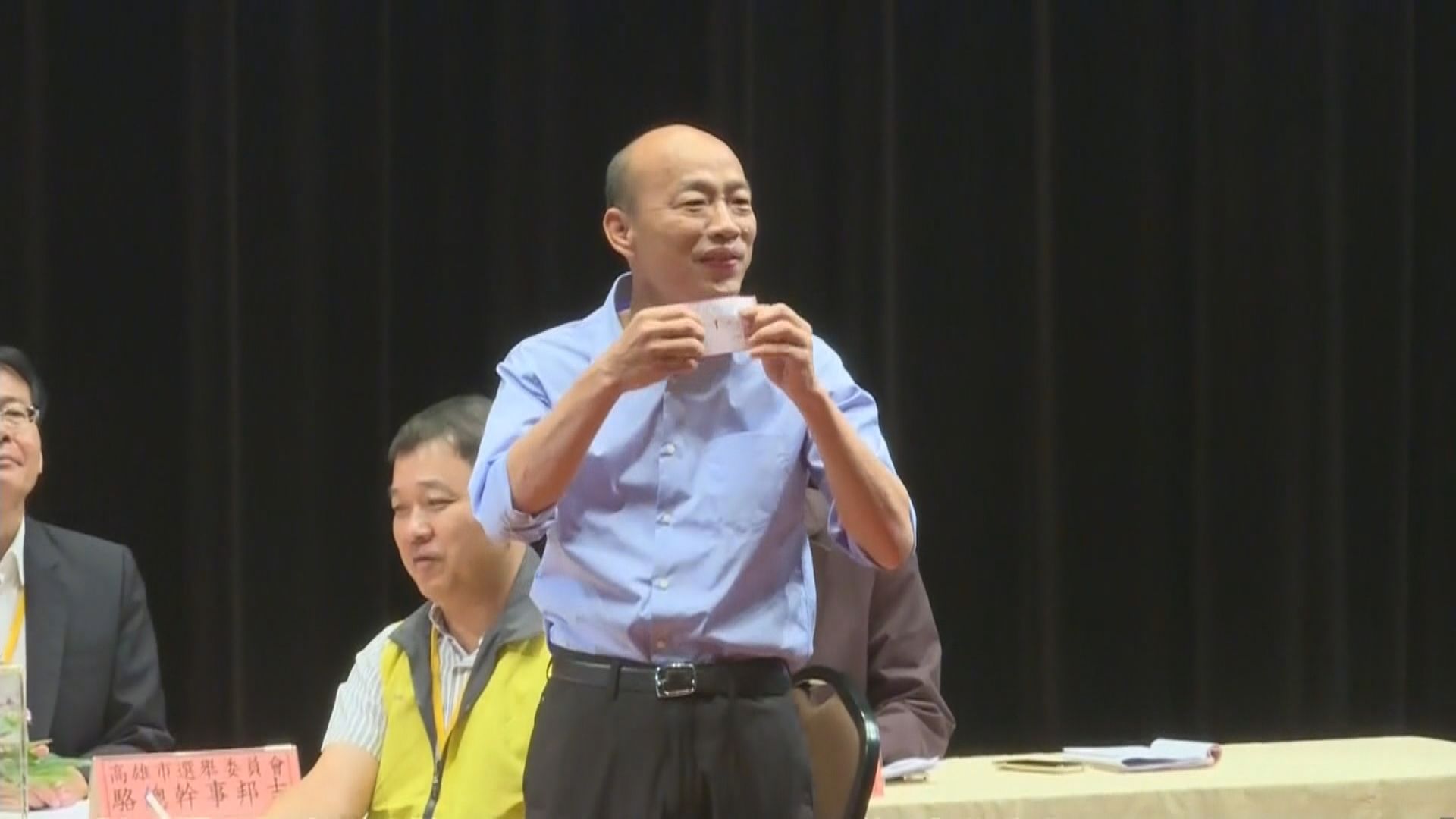 高雄市長選舉　國民黨候選人選情領先