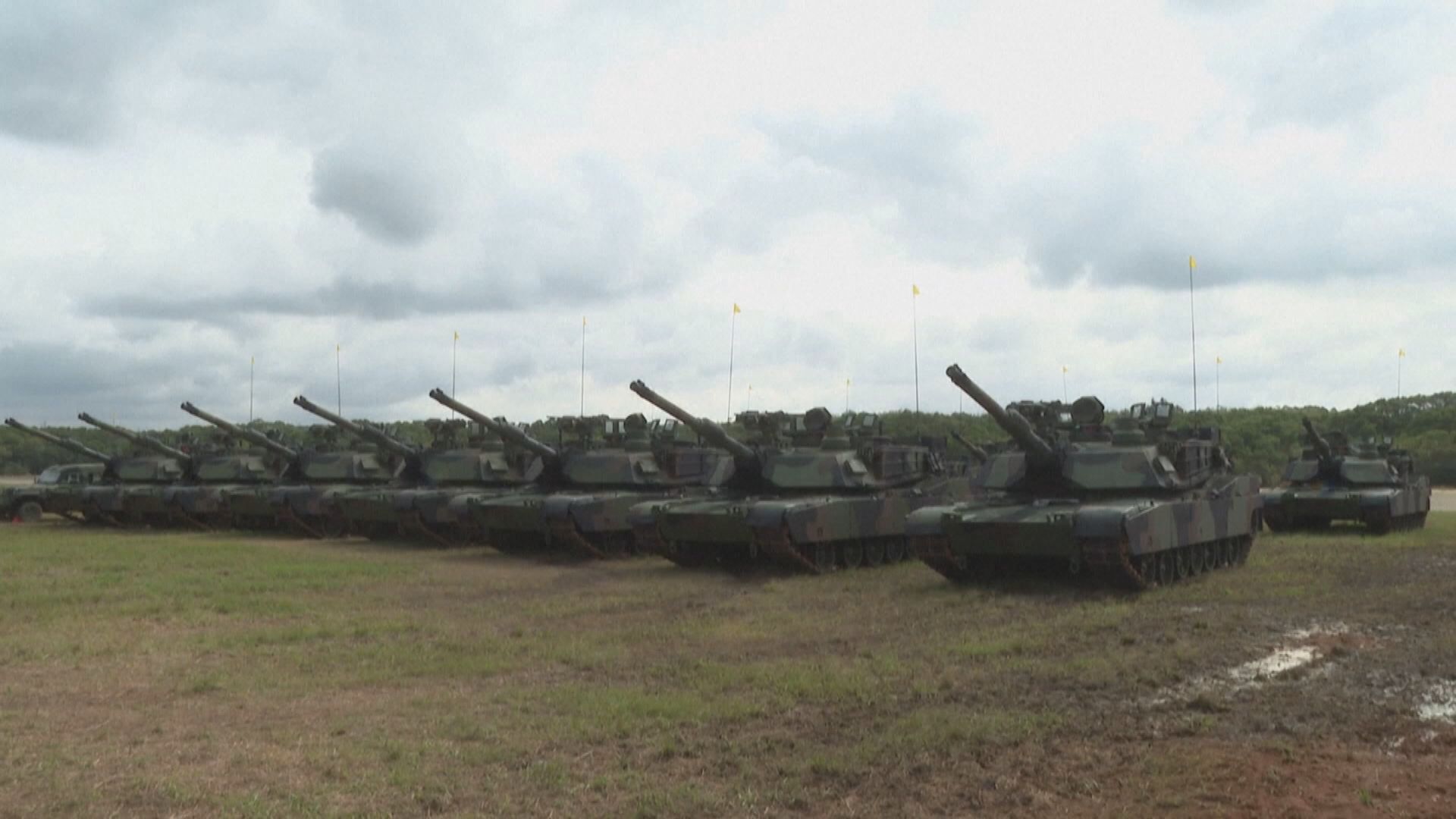 台灣向美國採購的M1A2T坦克正式成軍