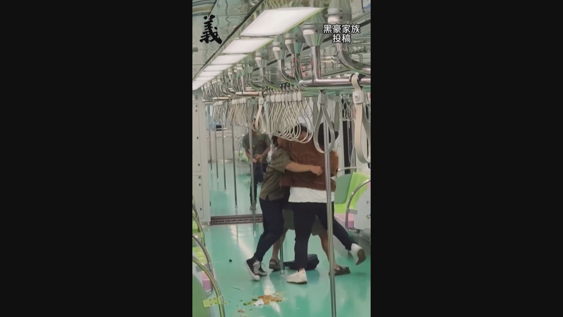 台中捷運有男子持刀傷人 包括疑犯在內四人受傷