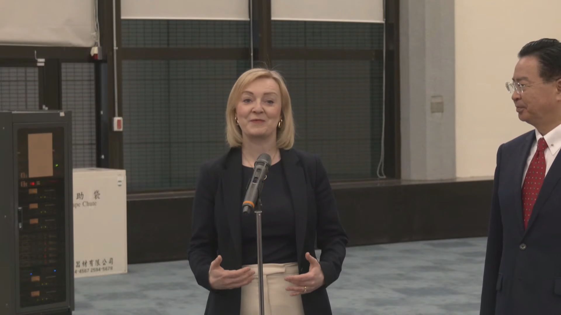 前英揆卓慧思抵台訪問 中國駐英使館批此行對英百害而無一利