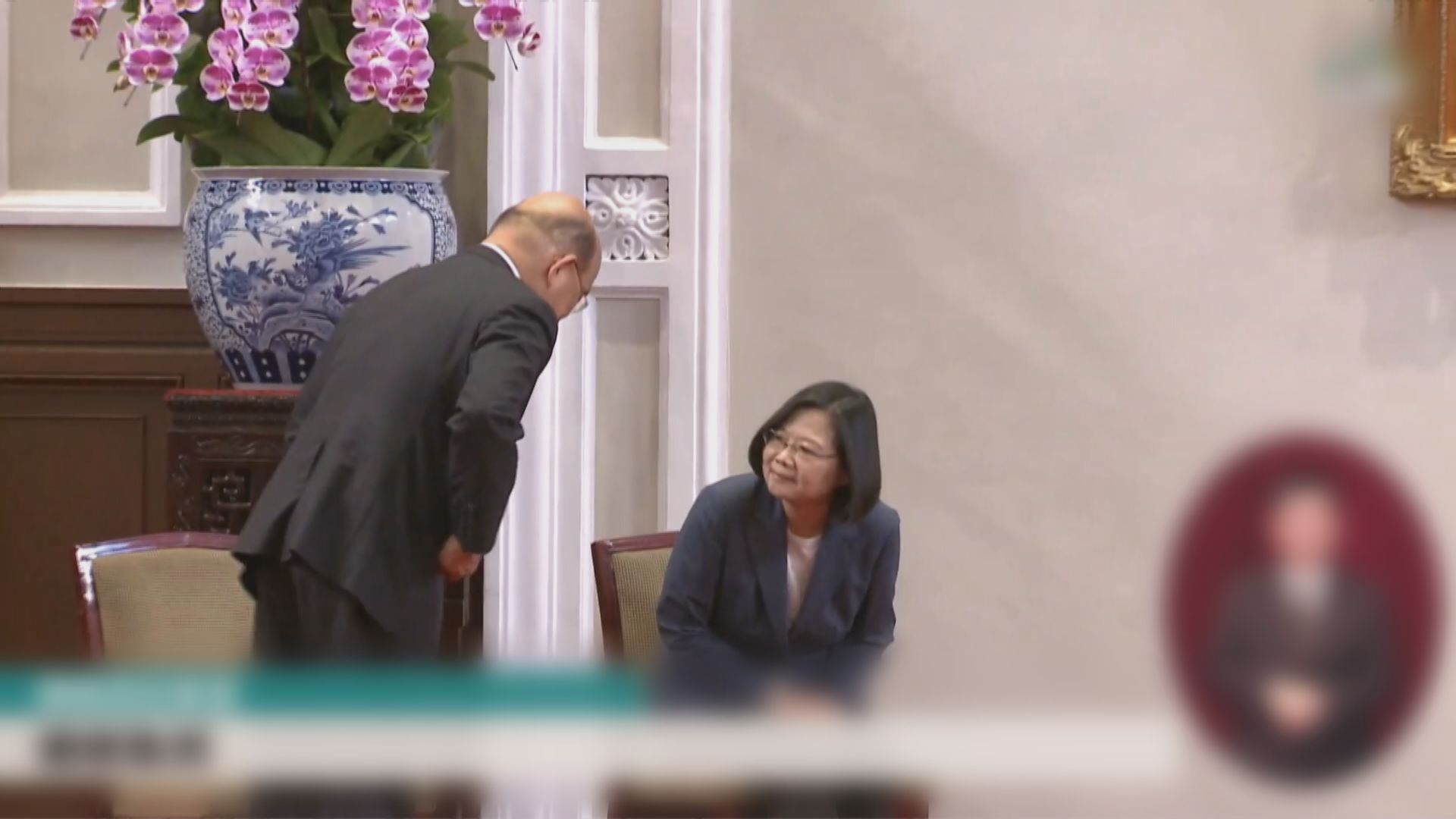 蔡英文宣布蘇貞昌續任行政院長