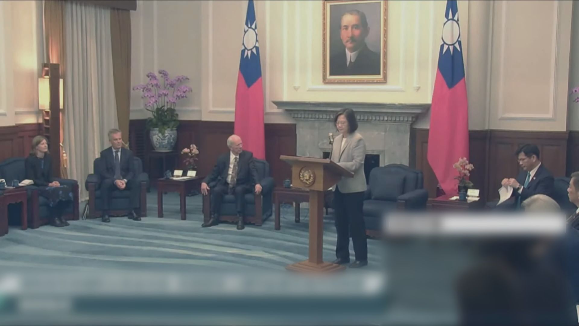 蔡英文晤英國對台貿易特使 雙方冀進一步深化貿易關係