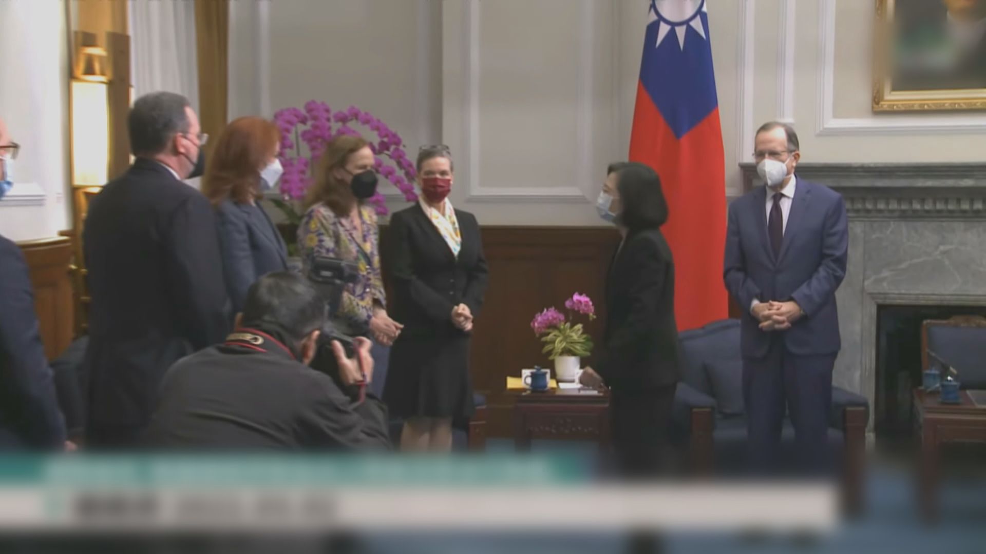 蔡英文接見美國代表團　感謝拜登政府履行安全承諾