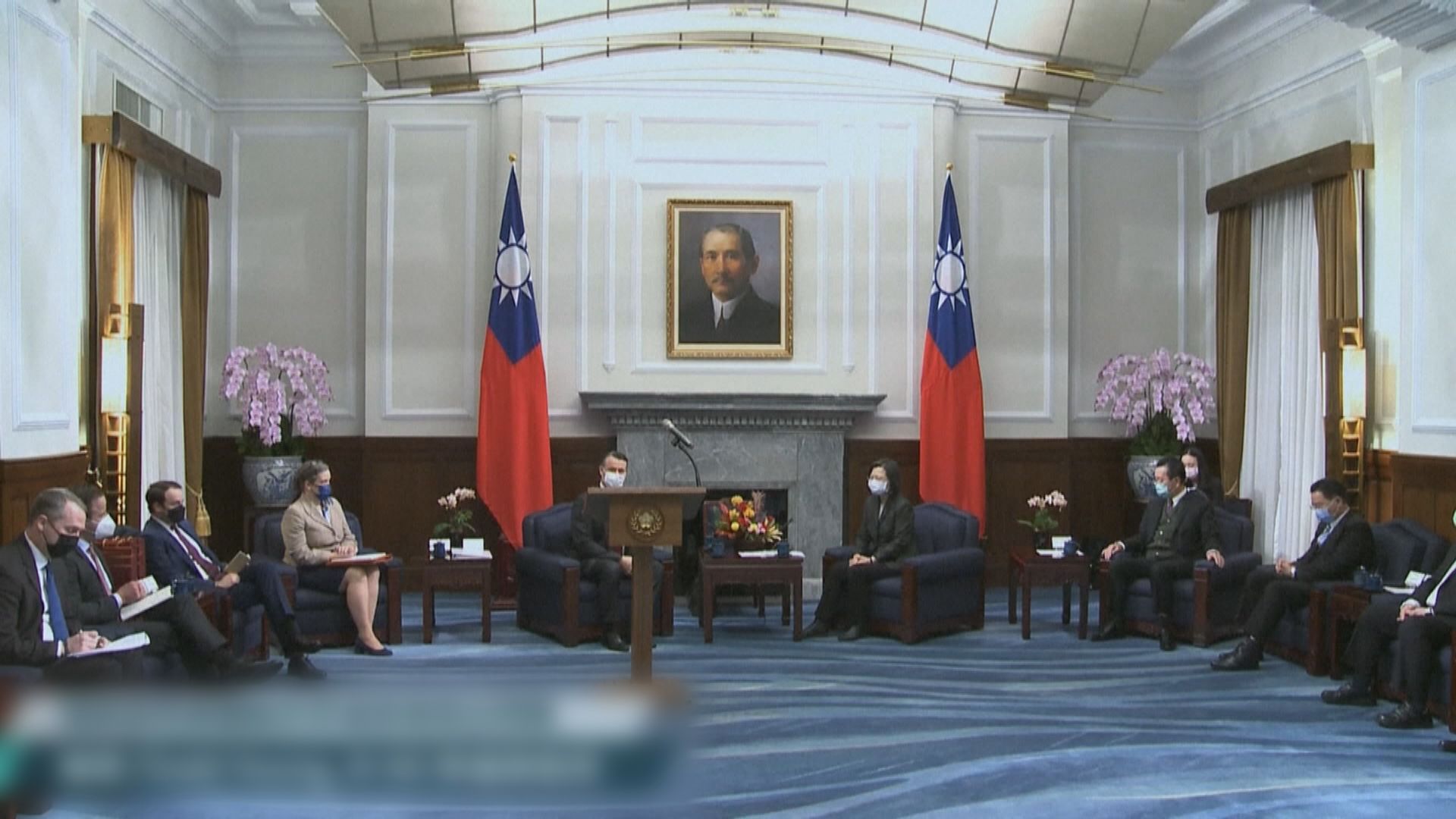 蔡英文接見訪台美國參議員　期望可盡快簽署避免雙重課稅協定