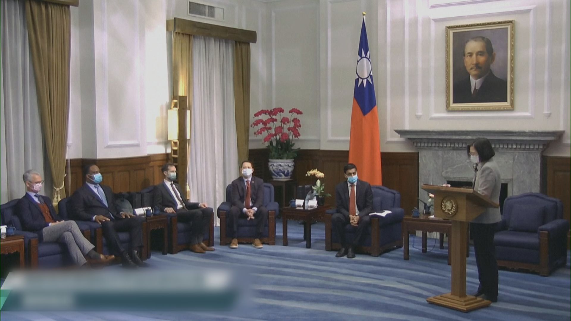 蔡英文接見美國眾議員代表團　指將與美國加強科技產業合作