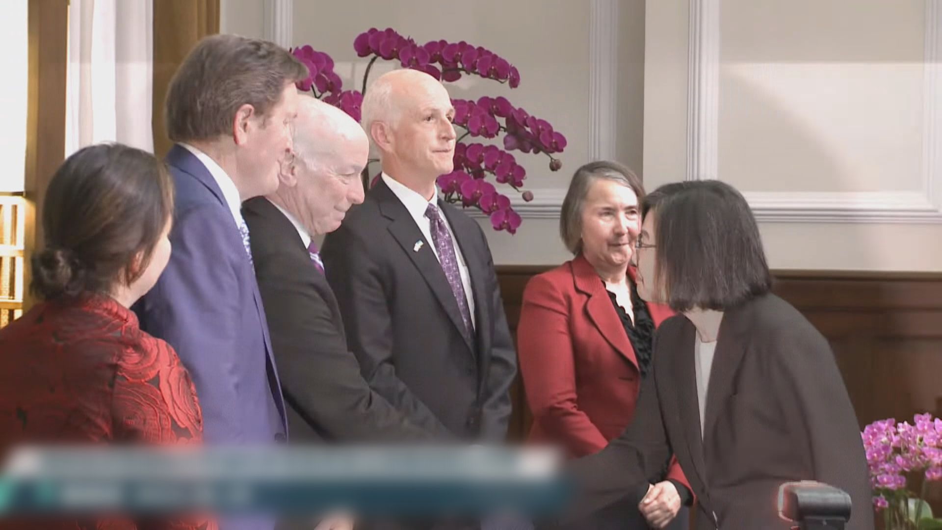 美眾議院軍事委員會主席羅傑斯訪台 與蔡英文會面