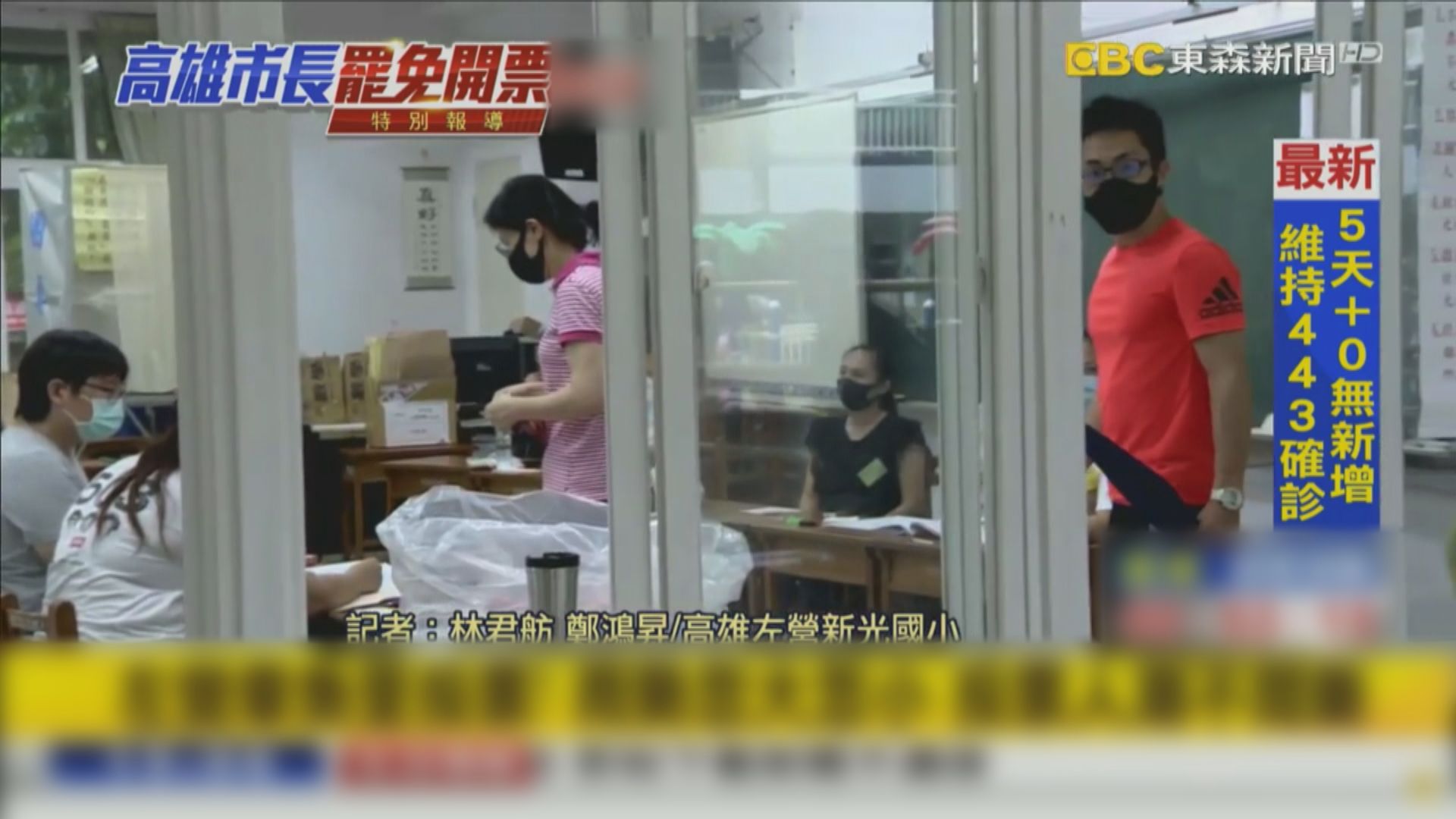 高雄市長韓國瑜罷免案投票結束　料最快下午五時半有結果