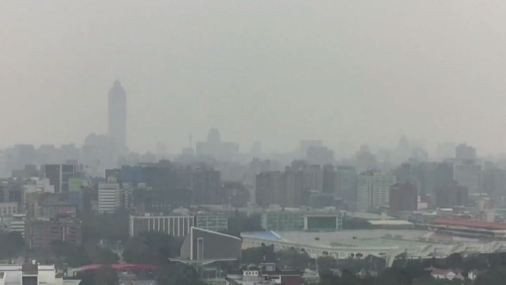 大陸污染物南下　台西半部爆表