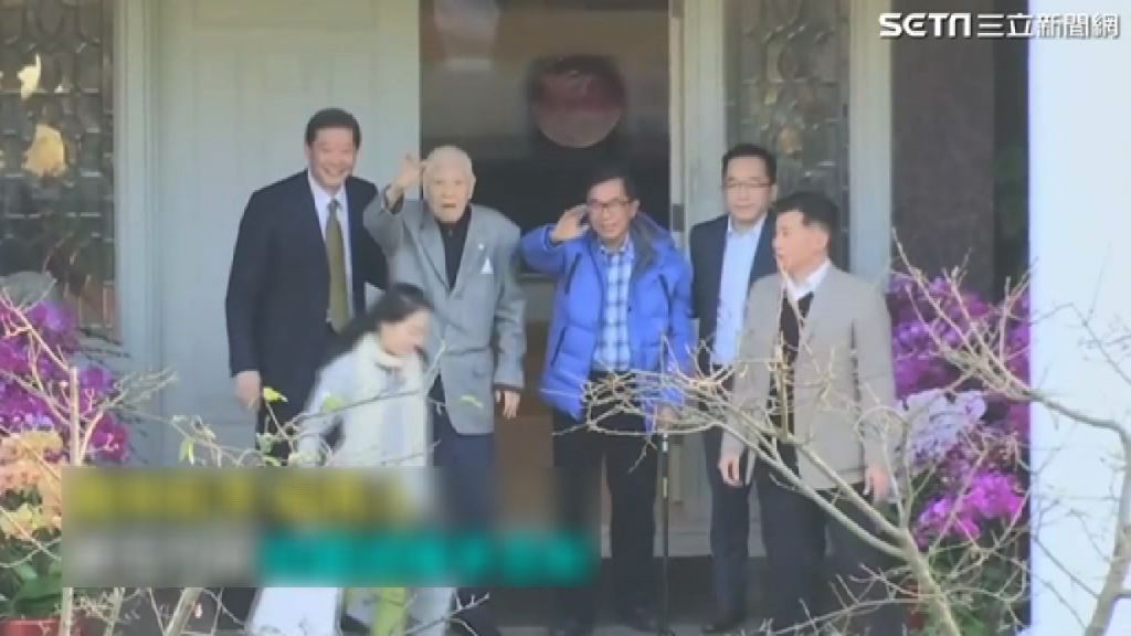 陳水扁到台北為李登輝賀壽