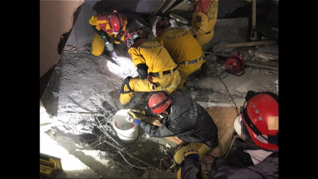 花蓮地震　雲門翠堤大樓內有大陸旅客仍失蹤