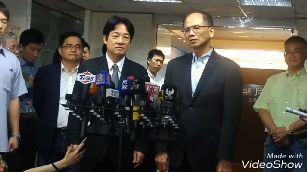 賴清德拜會兩位前台行政院長取經