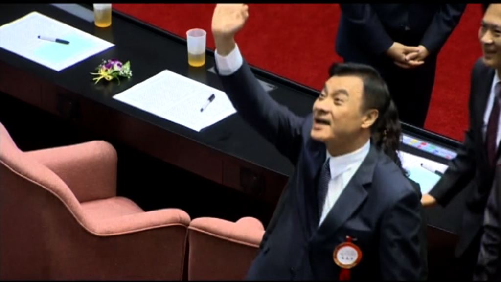 民進黨人蘇嘉全當選立法院院長