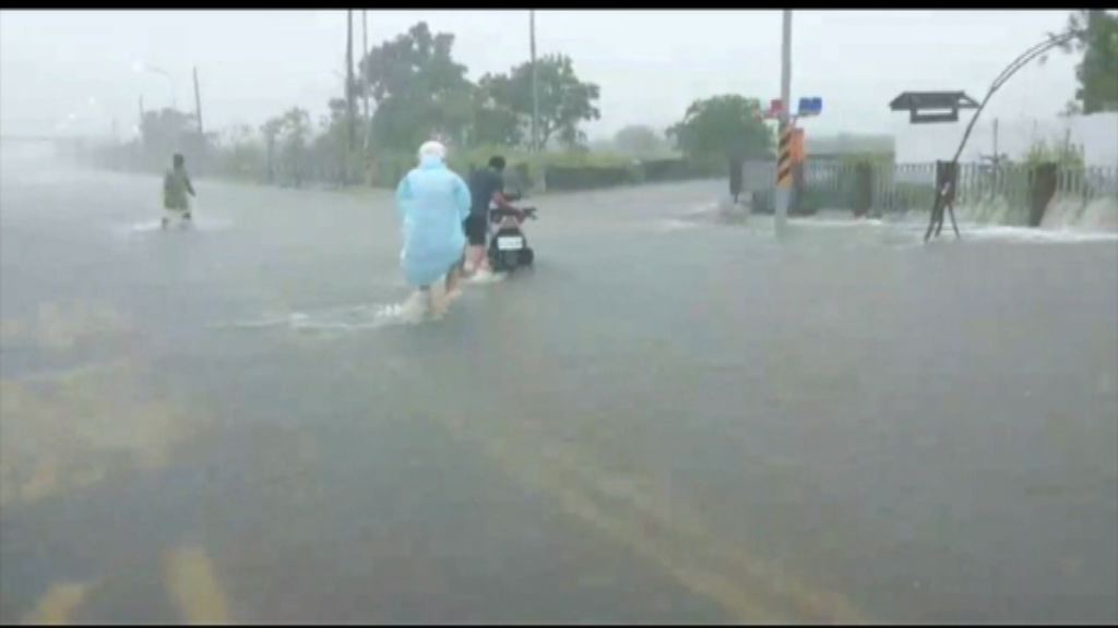 受兩氣流影響　台東多處暴雨