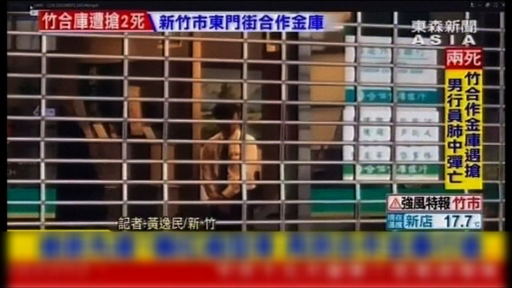 台銀行劫案獨行賊殺人後自盡