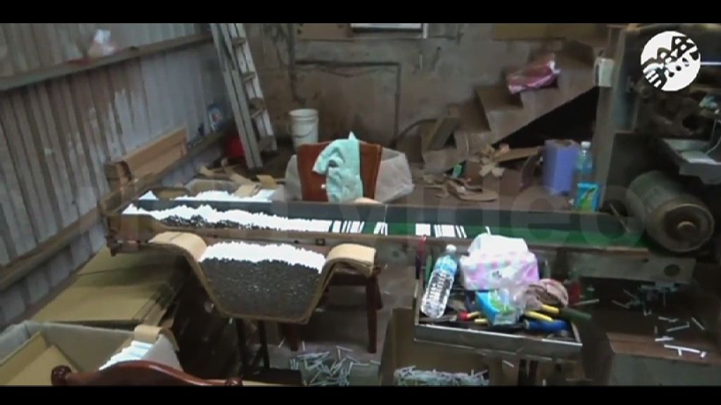 台灣彰化破獲地下製煙工場